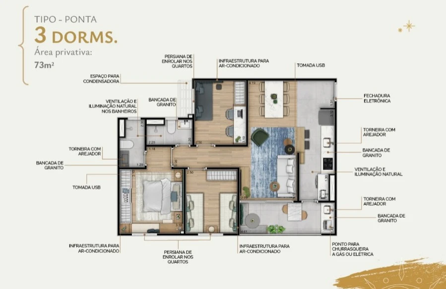 Planta 3 dorms 0